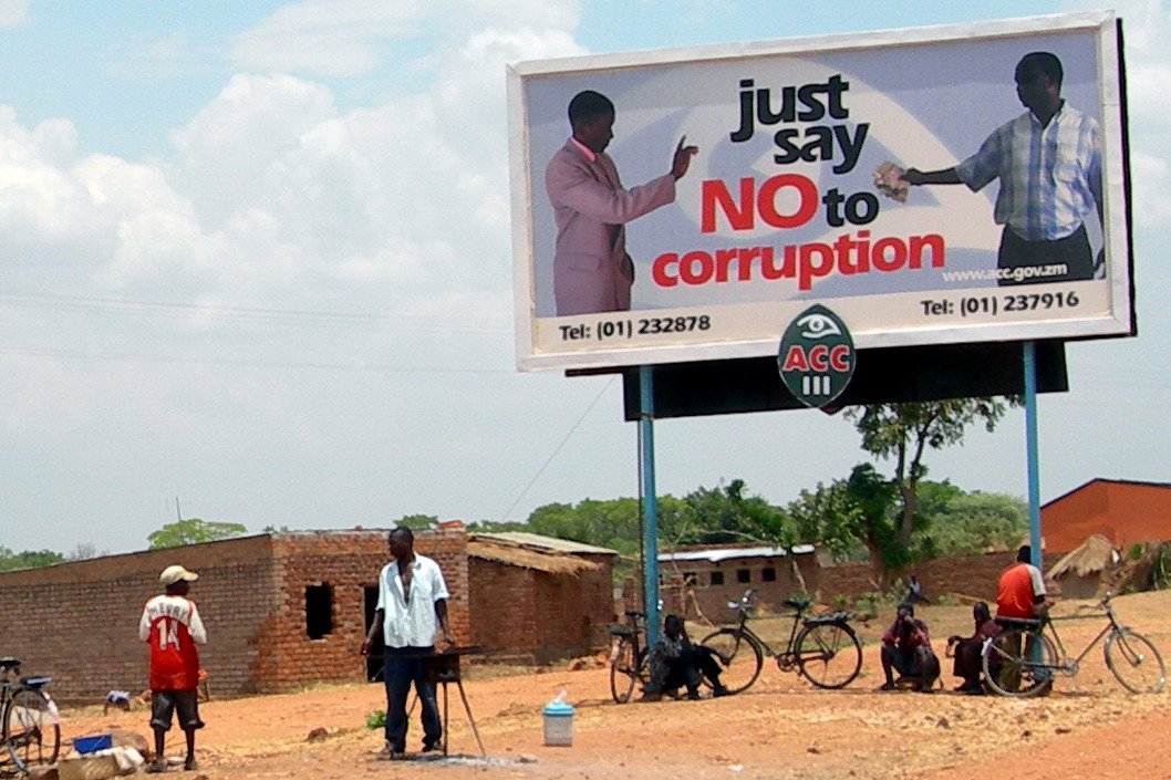 A billboard in Zambia