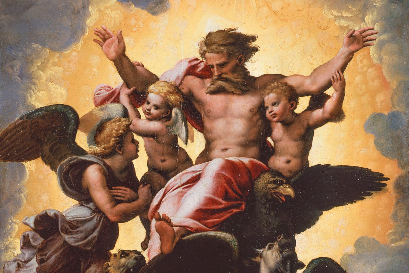 Ezekiel's Vision by Raphael, 1518.