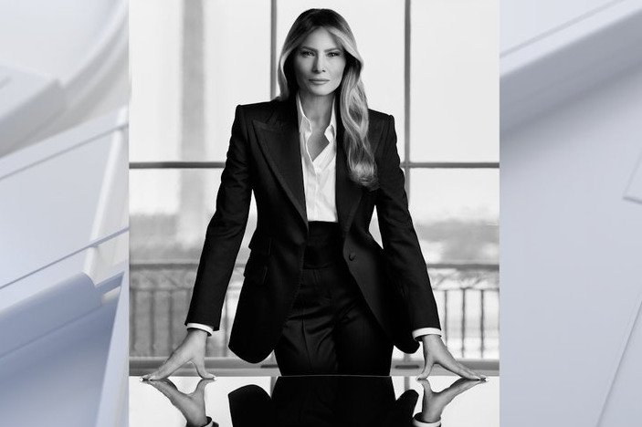 The power broker: Melania’s second official portrait as First Lady