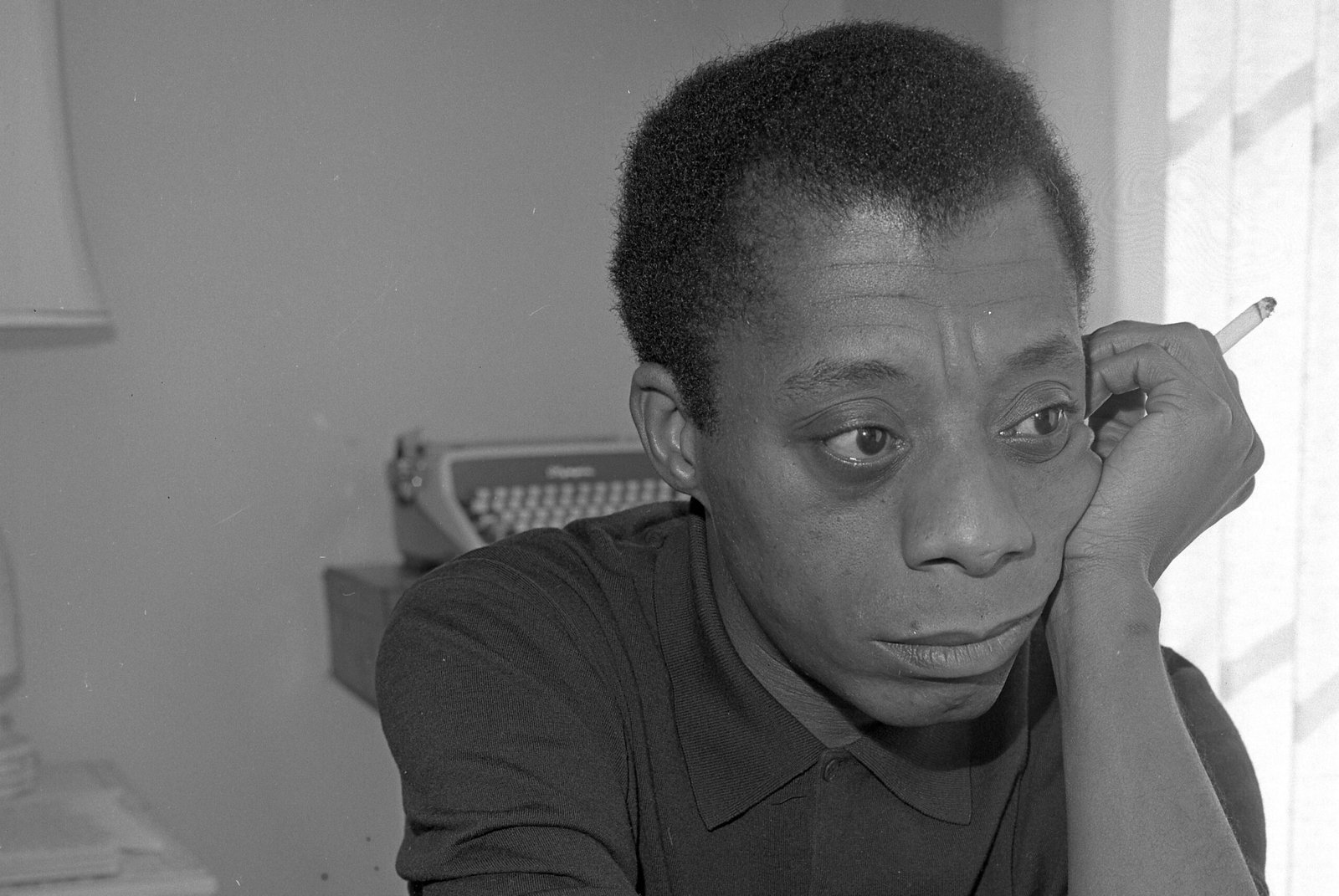 James Baldwin, American writer and civil rights activist, Los Angeles, 1964.